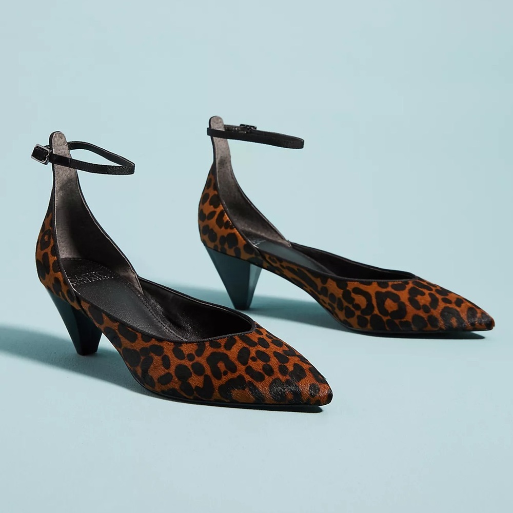 Sarto by Franco Sarto Leopard Coralie Kitten Heels womens Size 8.5